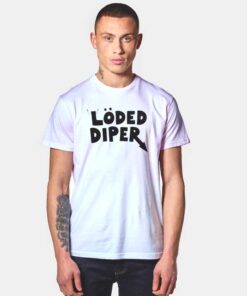 Loded Diper Rock Band Logo T Shirt