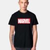 Marvel Classic Distressed Hero Logo T Shirt