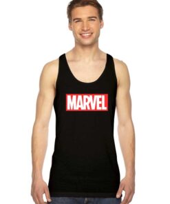 Marvel Classic Distressed Hero Logo Tank Top