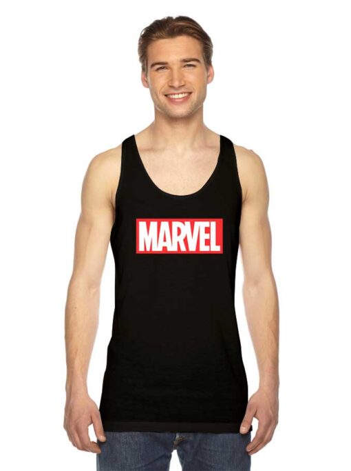 Marvel Classic Distressed Hero Logo Tank Top