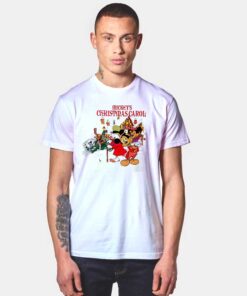 Mickey Mouse Christmas Carol Logo T Shirt