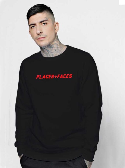 Places And Faces Plus Logo Sweatshirt