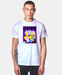 Playboy The Simpsons Bunny Girl T Shirt