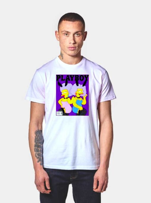 Playboy The Simpsons Bunny Girl T Shirt