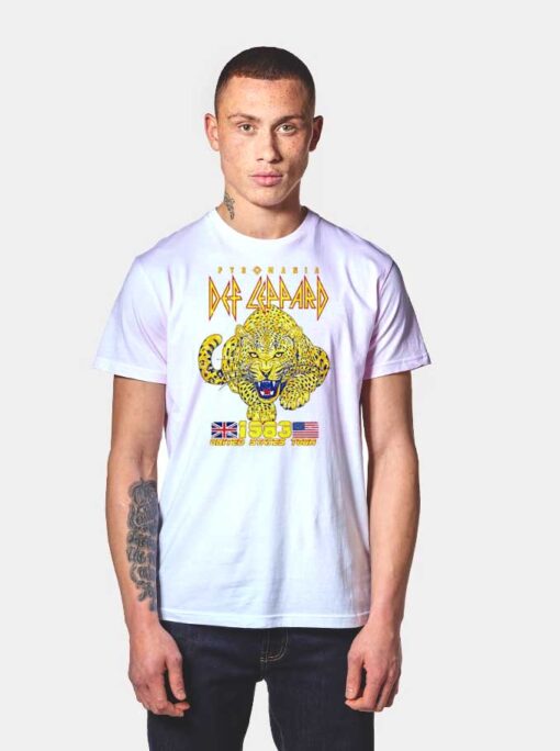 Pyromania Def Leppard 1983 Tour T Shirt