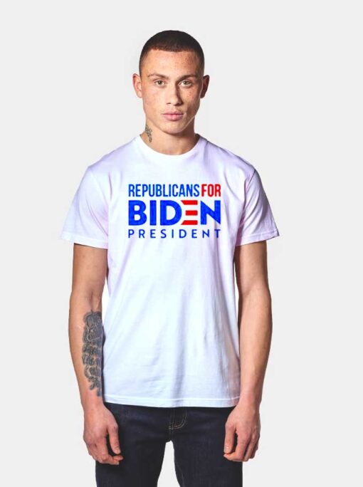 Republicans For Biden President America T Shirt