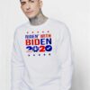 Ridin With Biden 2020 America Flag Sweatshirt