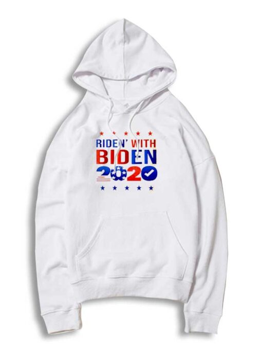 Ridin With Biden 2020 America Flag Hoodie