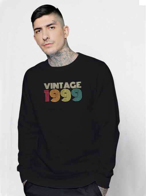 Vintage 1999 Year Spiral Logo Sweatshirt