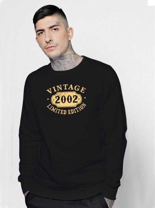 Vintage 2002 Limited Edition Badge Sweatshirt