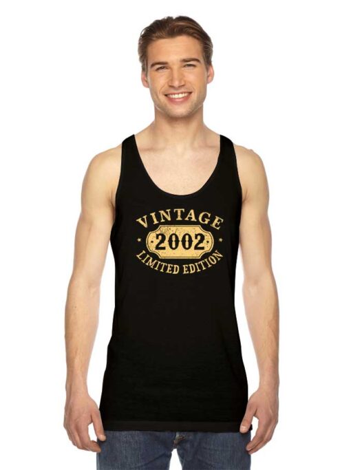 Vintage 2002 Limited Edition Badge Tank Top