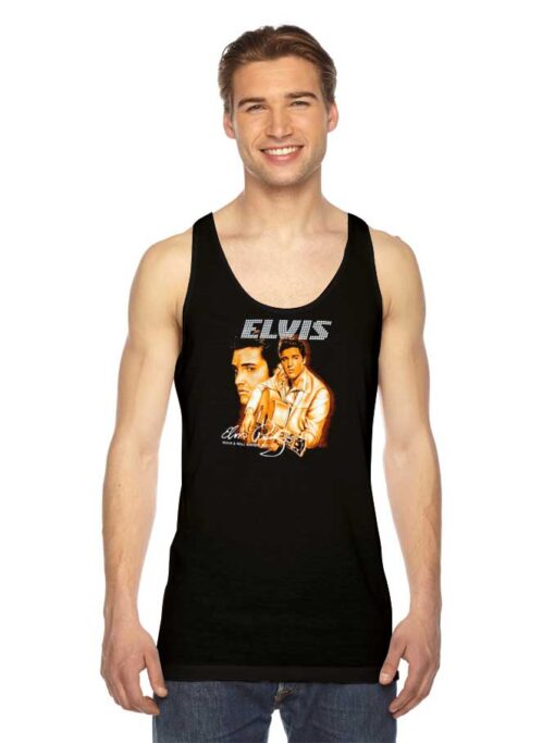 Vintage Elvis Presley Memorial LED Logo Tank Top