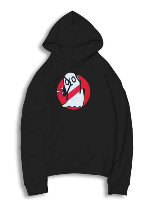 Vintage Ghostbusters Emo Banned Sign Hoodie