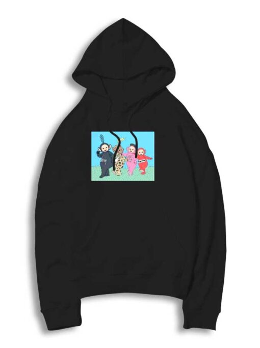 Vintage Teletubbies Characters Parody Hoodie