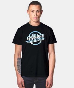 Vintage The Strokes Band Shiny Logo T Shirt