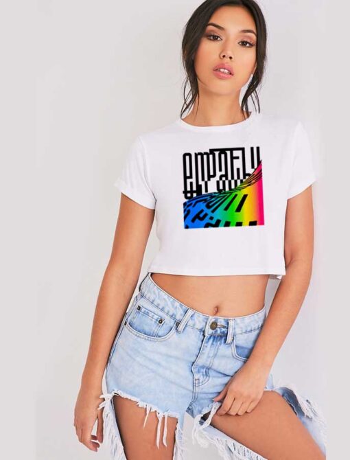 2018 Emphaty Hangul South Korea Crop Top Shirt