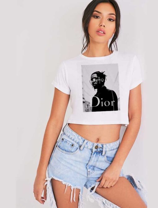 ASAP Rocky Dior Vintage Crop Top Shirt