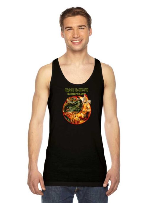 Alexander The Great Iron Maiden Logo Tank Top