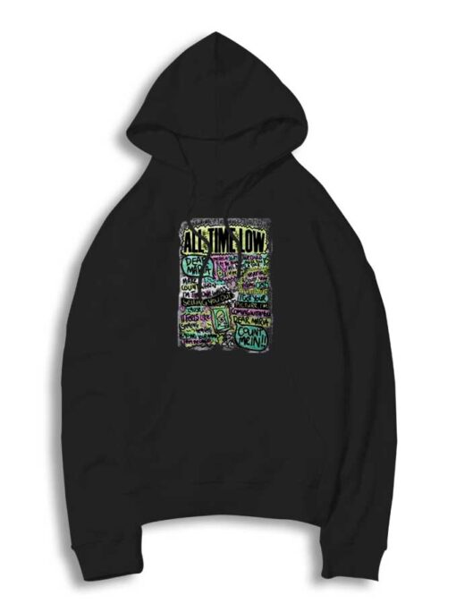 All Time Low Dear Maria Street Art Hoodie