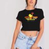 Bart Simpson Make Teachers Head Explode Crop Top Shirt