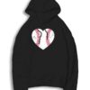 Baseball Heart Shaped Ball Hoodie