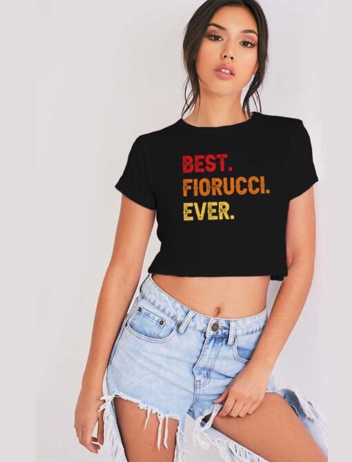 Team Fiorucci Lifetime Member Box Crop Top Shirt