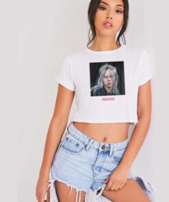 Billie Eilish Mood Picture Crop Top Shirt