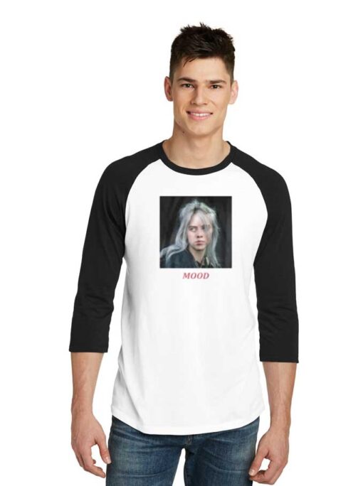 Billie Eilish Mood Picture Raglan Tee