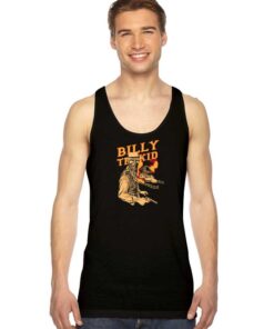 Billy The Kid Cartoon Cowboy Tank Top