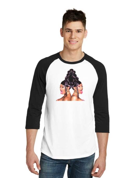 Cardi B and Megan Thee Stallion Raglan Tee