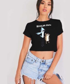 Cartoon Network Regular Show Pointing Crop Top Shirt