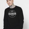 Classic Colorado Mountain Est 1876 Sweatshirt