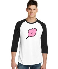 Classic Cotton Candy Logo Raglan Tee