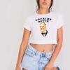 Cocaine Mitch Photo Cartoon Crop Top Shirt