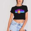 Colorado Flag Colorful Rocky Crop Top Shirt