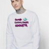 Cosmic Cotton Candy Coolatta Planet Sweatshirt