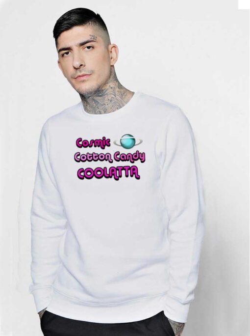 Cosmic Cotton Candy Coolatta Planet Sweatshirt