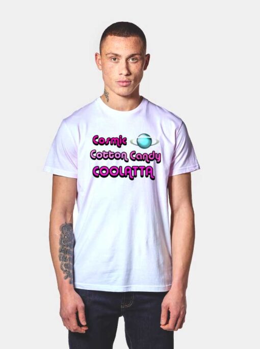 Cosmic Cotton Candy Coolatta Planet T Shirt