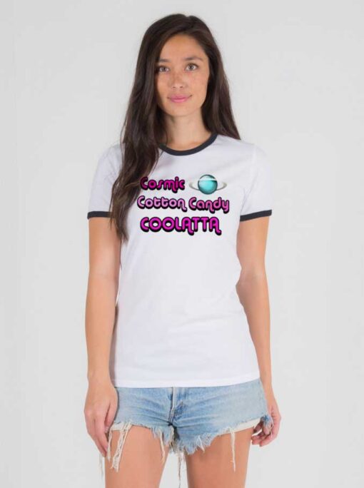 Cosmic Cotton Candy Coolatta Planet Ringer Tee