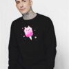 Cotton Candy Cats Shaped Candy Sweatshirt