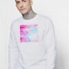 Cotton Candy Clouds Picture Sweatshirt