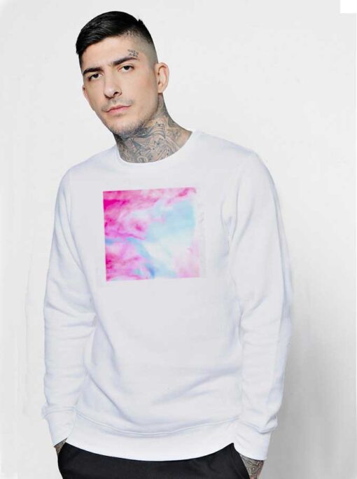 Cotton Candy Clouds Picture Sweatshirt