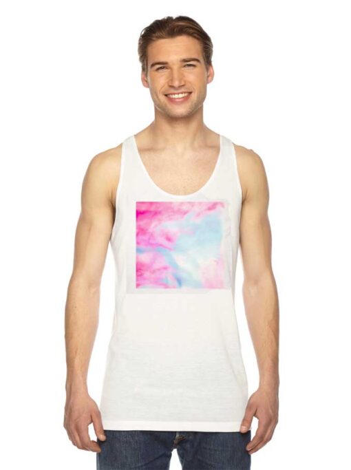 Cotton Candy Clouds Picture Tank Top