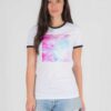 Cotton Candy Clouds Picture Ringer Tee