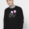 Cotton Candy Skeleton Festival Sweatshirt