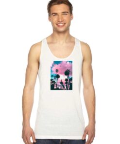 Cotton Candy Sunset Cloud Tank Top