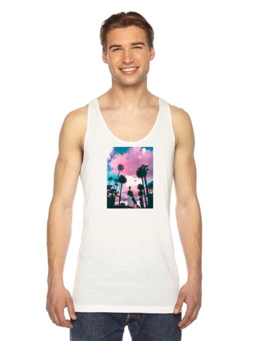 Cotton Candy Sunset Cloud Tank Top