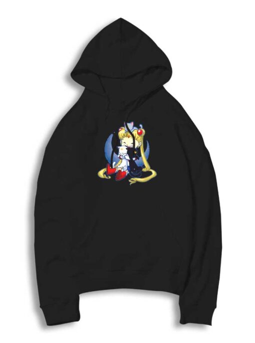 Crazy Sailor Moon Cat Lady Hoodie