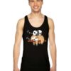 Cute Panda Sleeping on Sloth Animal Tank Top