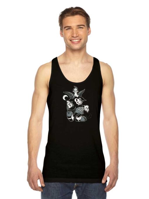 Do Walt Thou Wilt Cartoon Baphomet Tank Top